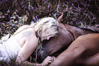woman and horse