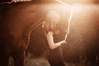 woman with warmblood