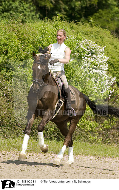 Reiterin / horsewoman / NS-02231