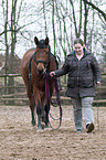 woman with warmblood