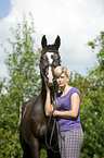 woman with warmblood