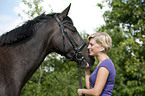 woman with warmblood