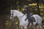 woman with Westphalian horse