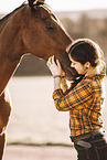 woman with horse