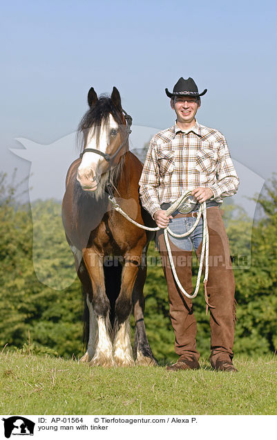 junger Mann mit Tinker / young man with tinker / AP-01564