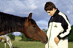 young man with horse