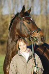woman with horse