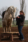 riding woman