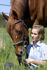 girl with horse