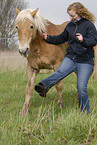 woman with horse