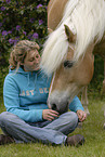 girl with Haflinger