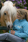 girl with Haflinger