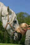 woman with horse