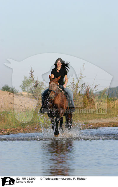 Ritt durchs Wasser / Leisure rider / RR-08200