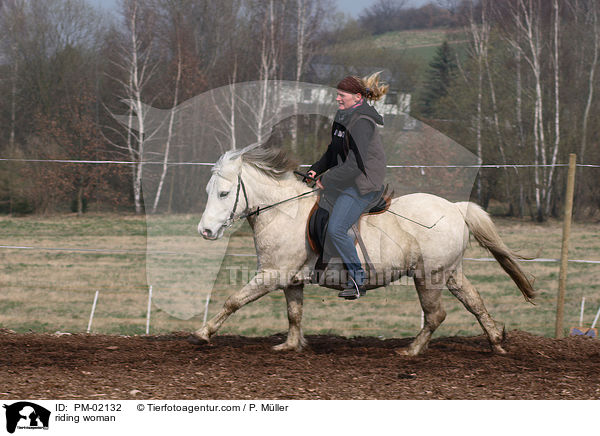 Reiterin / riding woman / PM-02132