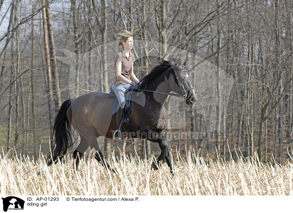 riding girl / AP-01293