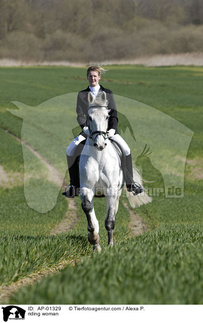 Reiterin / riding woman / AP-01329