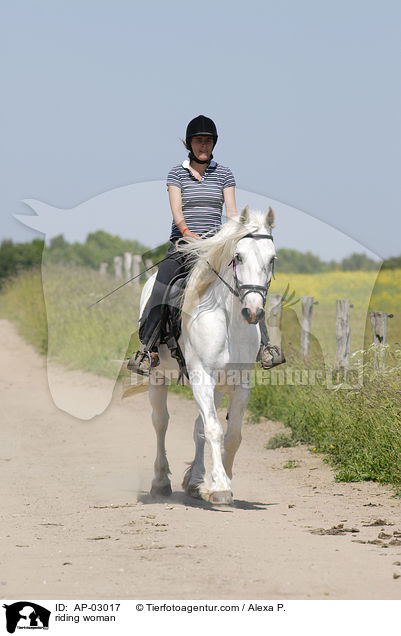 Freizeitreiten / riding woman / AP-03017