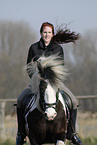 riding woman