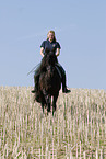 riding woman