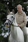 young woman with horse