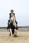 riding through mudflat