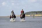 riding through mudflat