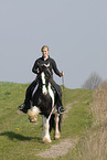 riding woman