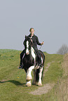 riding woman