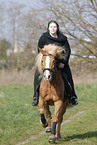riding woman