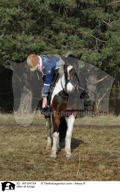 Reiter an der Longe / rider at lunge / AP-04754