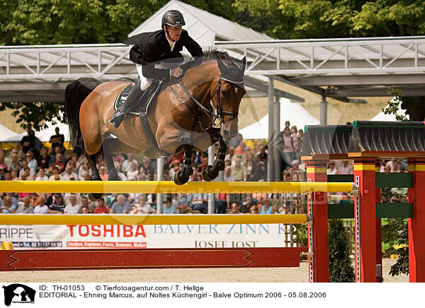 REDAKTIONELL - Ehning Marcus, auf Noltes Kchengirl - Balve Optimum 2006 - 05.08.2006 / EDITORIAL - Ehning Marcus, auf Noltes Kchengirl - Balve Optimum 2006 - 05.08.2006 / TH-01053