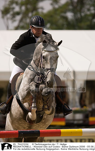 REDAKTIONELL - Kloetzel Udo auf Codex - Balve Optimum 2006 - 05.08.2006 / EDITORIAL - Kloetzel Udo auf Codex - Balve Optimum 2006 - 05.08.2006 / TH-01034
