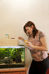 feeding fishes
