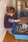 girl with bunny