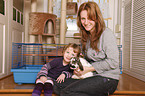 girl with bunny