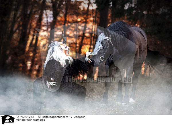 monster with warhorse / VJ-01242