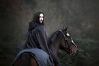 woman with warhorse