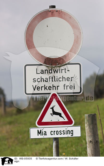 Warnschild / sign / WS-05005